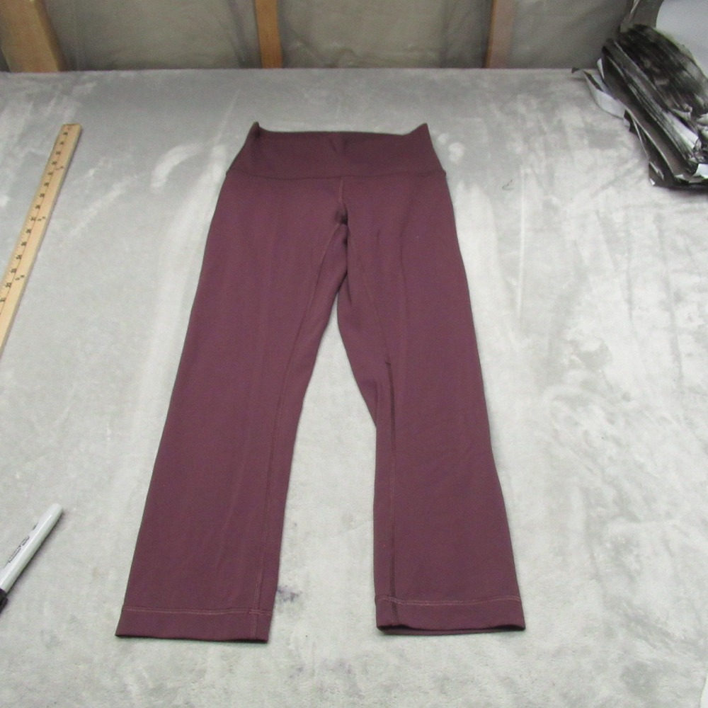 Lululemon Leggings Women 4 Purple Align High Rise Straight Leg Stretch 22x21
